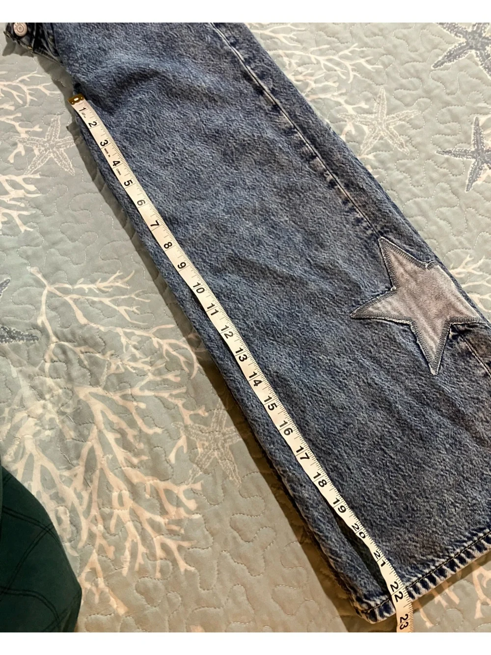 Old Navy kids size 8 adjustable waist baggy wide leg jeans
